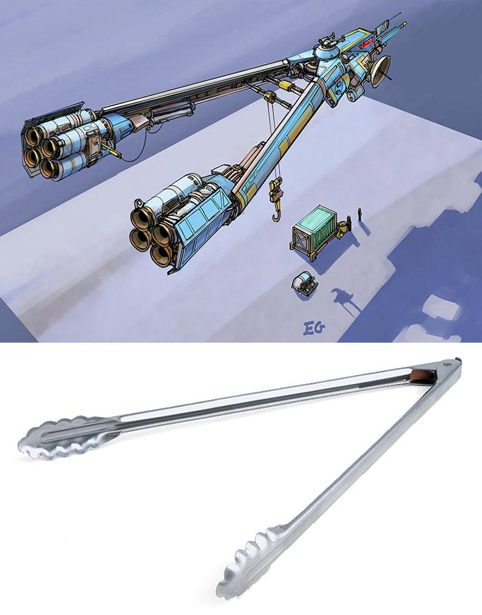 Парень превращает обычные вещи в проекты космических кораблей (он у мамы инженер) Парень превращает обычные вещи в проекты космических кораблей, Эрик Геуз, Eric Geusz