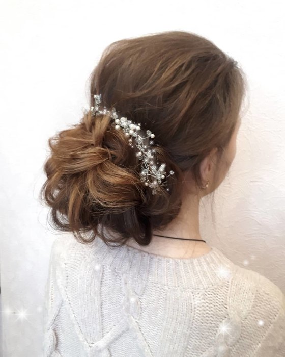 свадебные причёски, идеи для свадебной причёски 