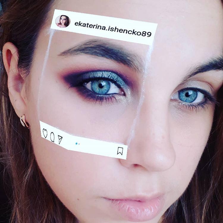 бьюти-тренд показывающий всю суть Инстаграма, Instaception