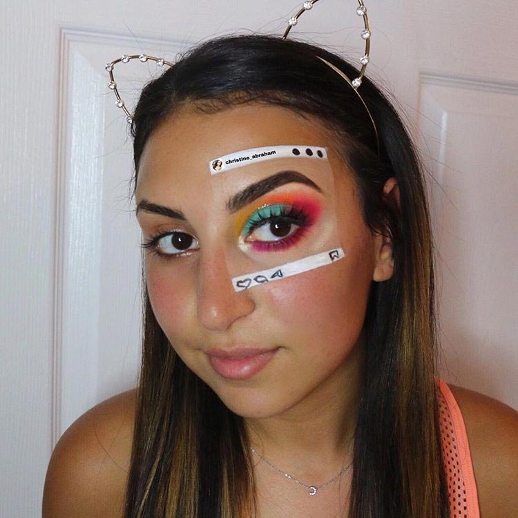 бьюти-тренд показывающий всю суть Инстаграма, Instaception