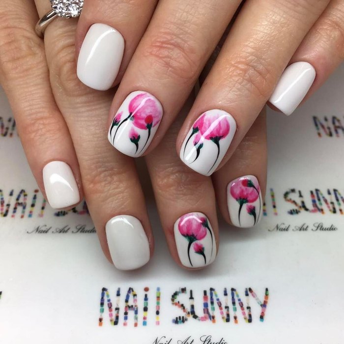 Идеи маникюра для коротких ногтей, модный маникюр 