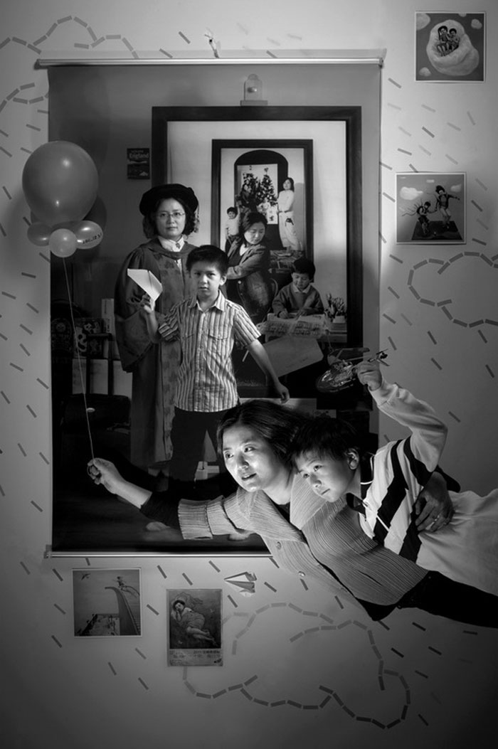 мать 17 лет документировала взросление своего сына,  Анни Ванг, Annie Wang