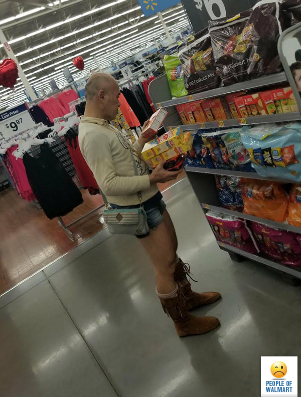 People of walmart, странные покупатели американских супермаркетов