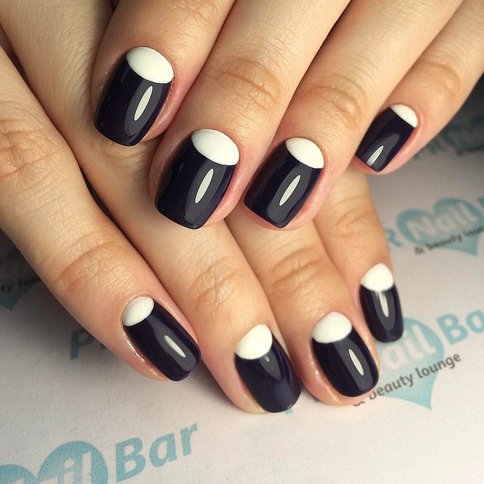 идеи французского маникюра, французский маникюр 