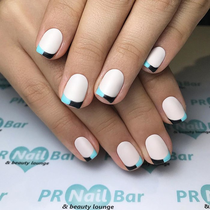 идеи французского маникюра, французский маникюр 