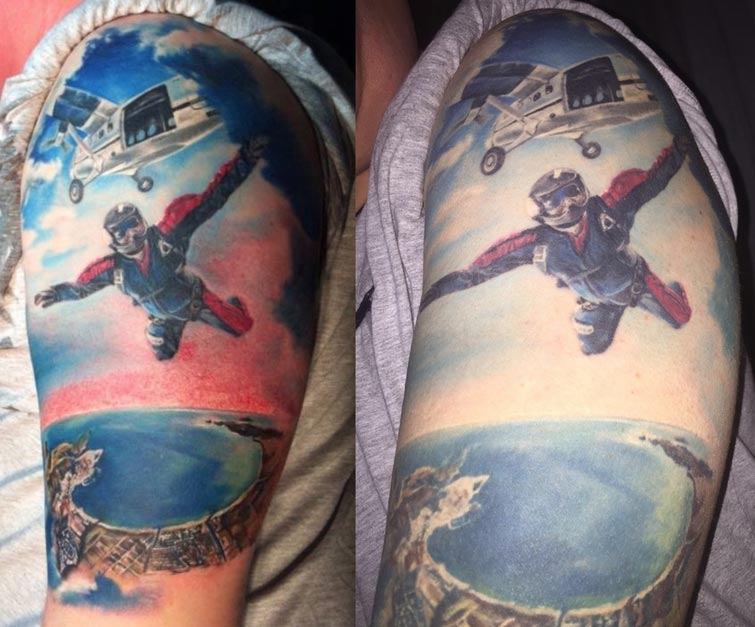 Тату-старение: как меняются татуировки с течением времени старение татуировки, татуировка спустя годы, как меняется татуировка, как выглядит татуировка