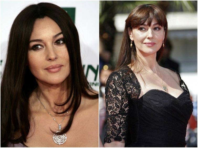 звёзды которые отрезали чёлку,  чёлка круто меняет лицо