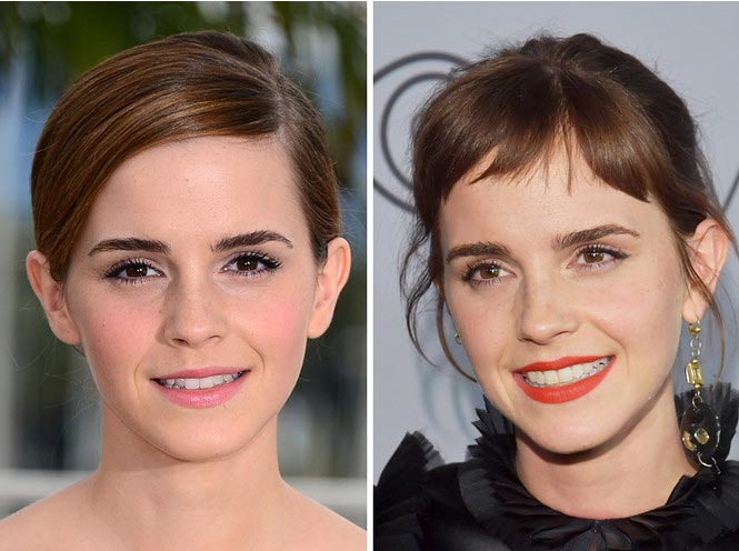 звёзды которые отрезали чёлку,  чёлка круто меняет лицо