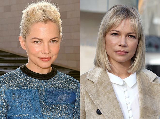 звёзды которые отрезали чёлку,  чёлка круто меняет лицо