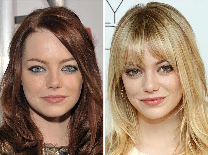 звёзды которые отрезали чёлку,  чёлка круто меняет лицо