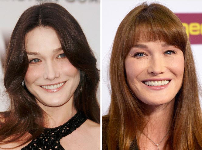 звёзды которые отрезали чёлку,  чёлка круто меняет лицо