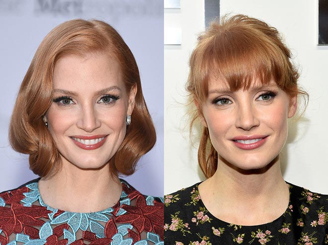 звёзды которые отрезали чёлку,  чёлка круто меняет лицо