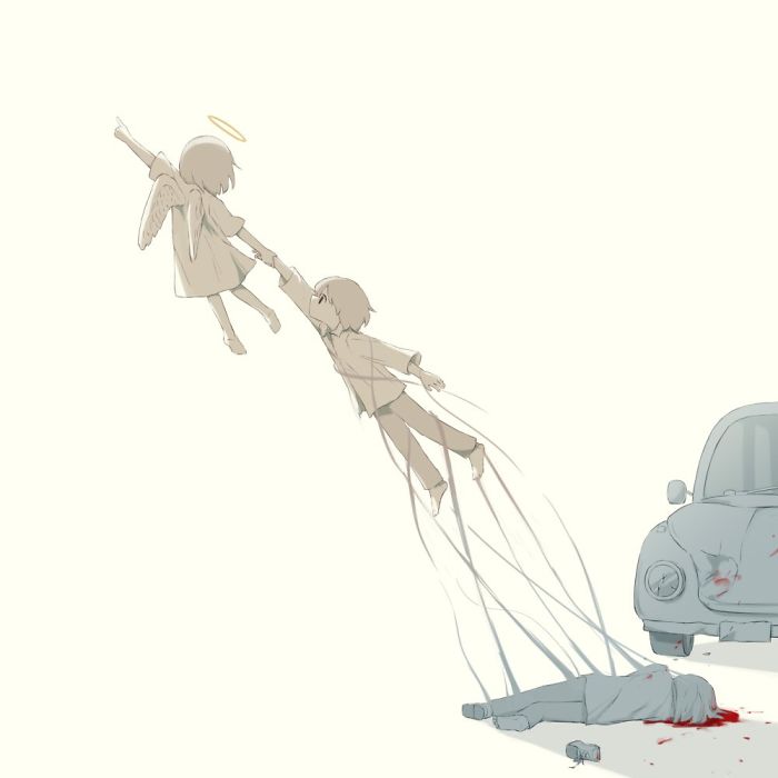 25 сильных иллюстраций японского художника, которые заставят вас задуматься Avogado6, сильные иллюстрации японского художника