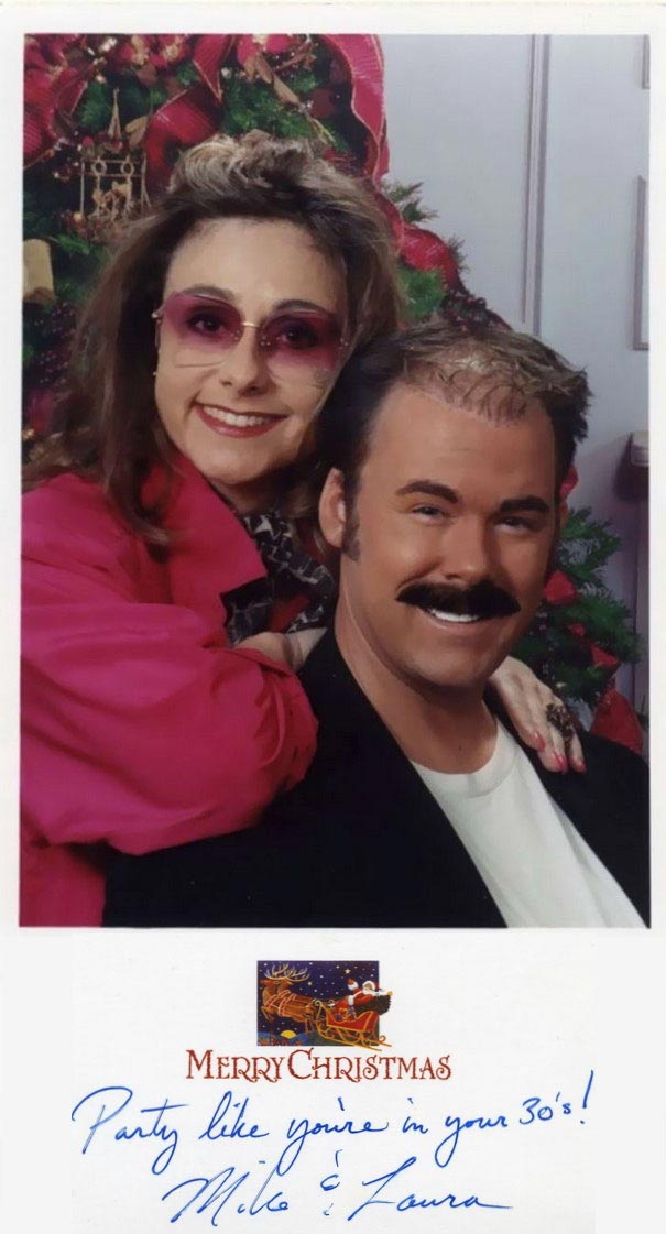 смешные рождественские открытки, смешные рождественские фотографии, неловкие открытки на Рождество, Бержероны, открытки Бержерон