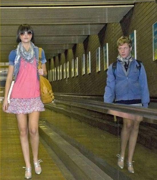 оптические иллюзии, смешные оптические иллюзии, фото иллюзии, фото в нужный момент