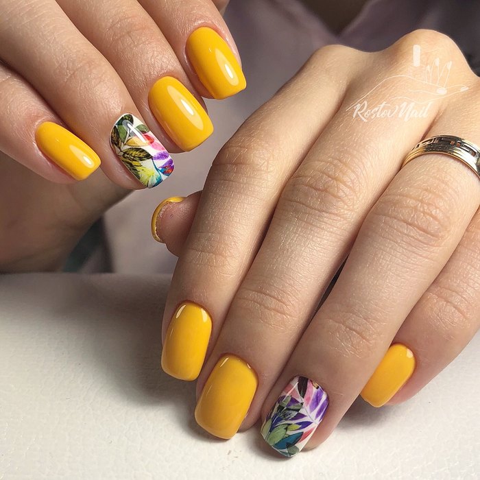 летний маникюр, маникюр 2018, летний маникюр 2018