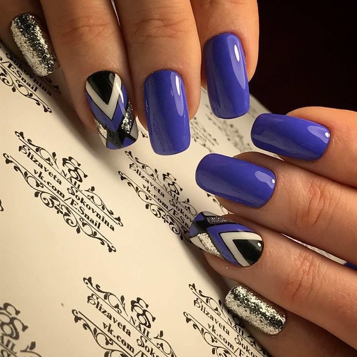 летний маникюр, маникюр 2018, летний маникюр 2018