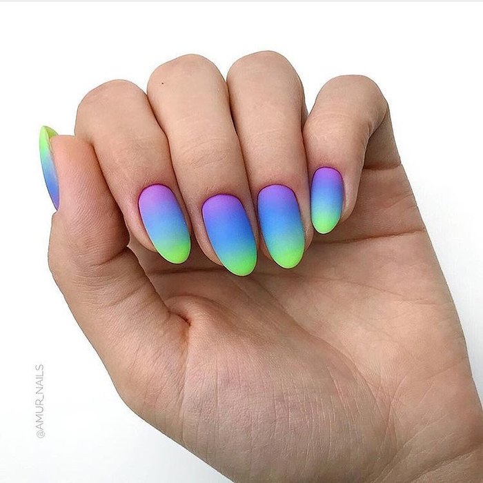 летний маникюр, маникюр 2018, летний маникюр 2018