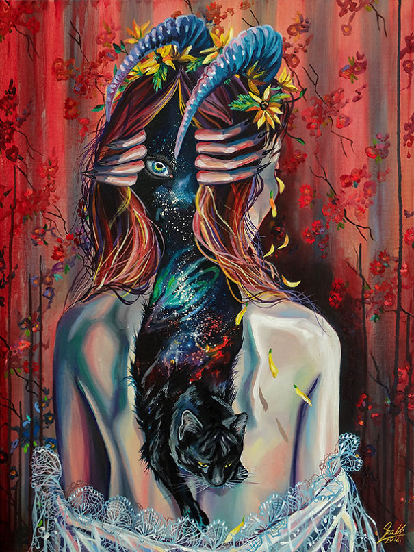 мистические знаки зодиака, знаки зодиака кошки и женщины, Вивьен Санисло, Vivien Szaniszlo