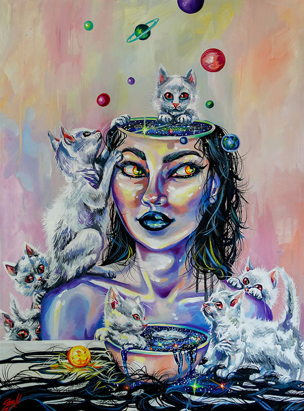 мистические знаки зодиака, знаки зодиака кошки и женщины, Вивьен Санисло, Vivien Szaniszlo