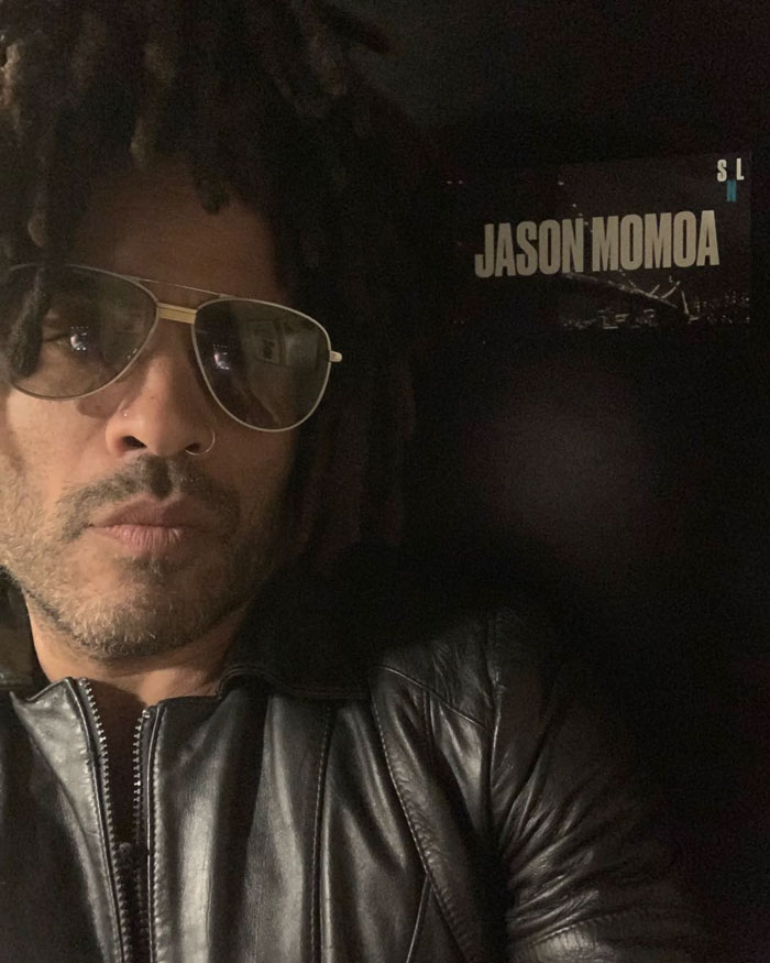Джейсон Момоа сделал бывшему мужу своей жены Ленни Кравицу необычный подарок Джейсон Момоа сделал Лени Кравицу подарок, аквамен, джейсон момоа