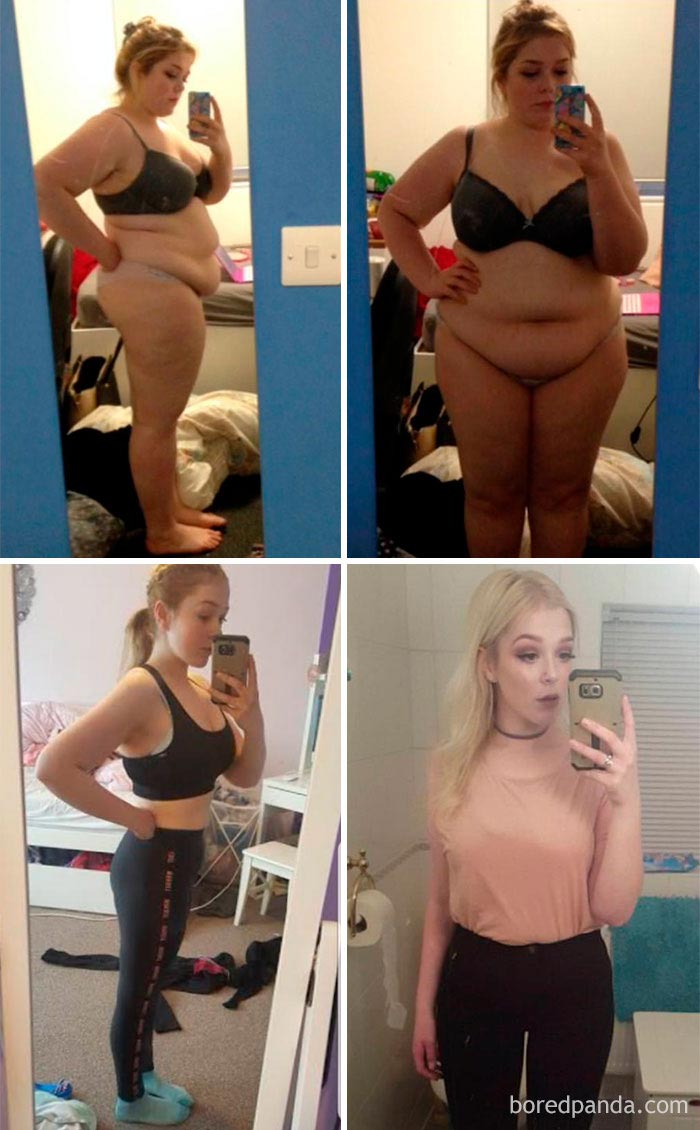 Невероятные похудения до и после