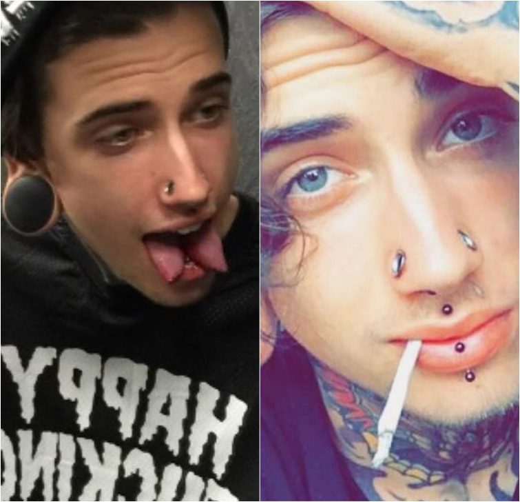 Парень увлёкся татуировками и пирсингом и изменил свою внешность до неузнаваемости, Итан Брамбл, Ethan Bramble