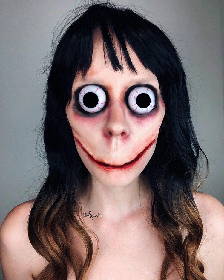 необычный макияж, безумный макияж 