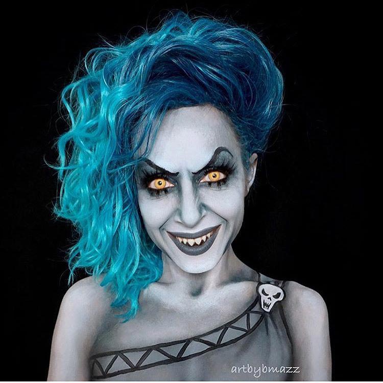 необычный макияж, безумный макияж 