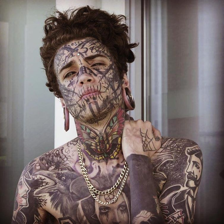 Итан Брамбл, Ethan Bramble. самый татуированный парень, Итан Брамбл инстаграм, Итан Брамбл фото