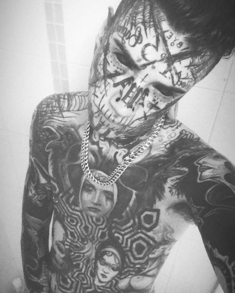 Итан Брамбл, Ethan Bramble. самый татуированный парень, Итан Брамбл инстаграм, Итан Брамбл фото
