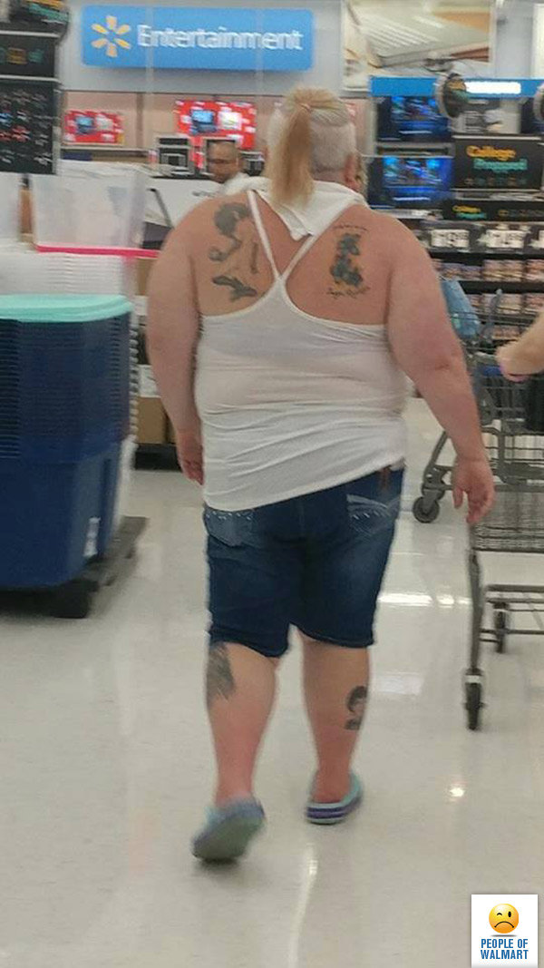 People of walmart, странные покупатели американских супермаркетов