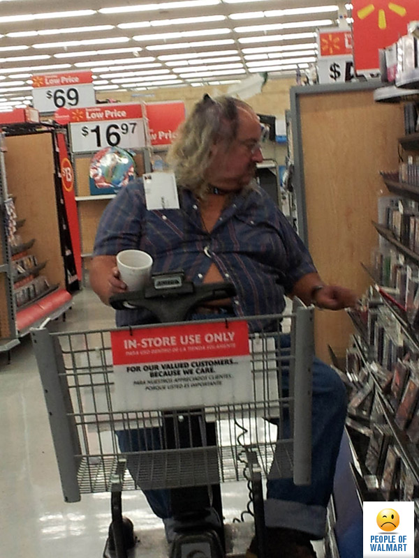 People of walmart, странные покупатели американских супермаркетов