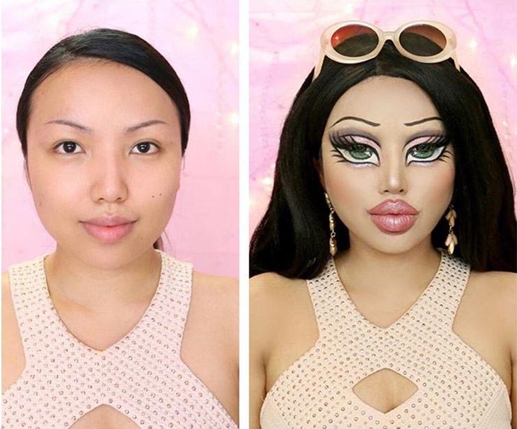 Визажист трансформирует себя в знаменитых персонажей, Промис Таманг Фан, Promise Tamang Phan