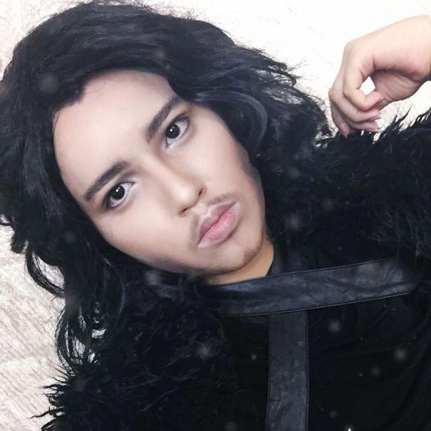 Визажист трансформирует себя в знаменитых персонажей, Промис Таманг Фан, Promise Tamang Phan