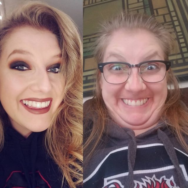 Эти девушки не боятся выглядеть страшными и смешными, девушки корчат страшные и смешные рожи