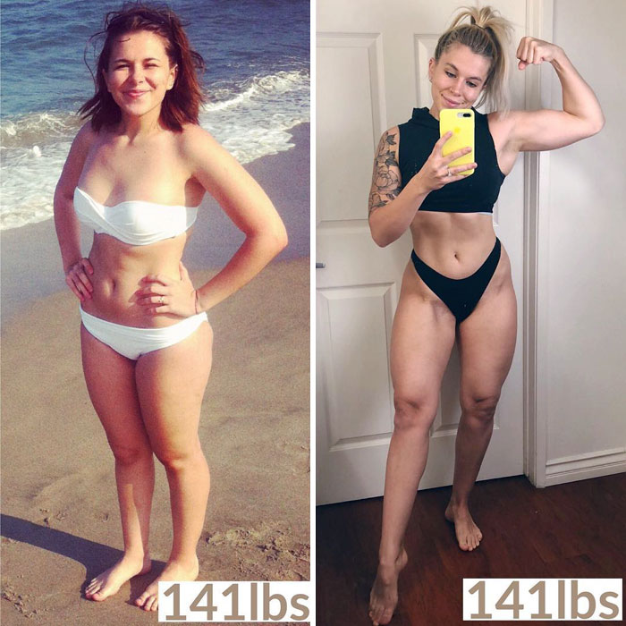 Фото фигуры до и после похудения