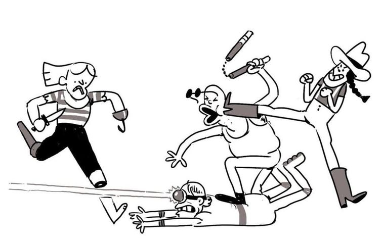 по одному персонажу каждый день, Том Гран, эпичная сцена драки, по одному персонажу в эпичную сцену драки