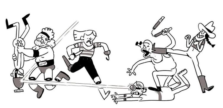 по одному персонажу каждый день, Том Гран, эпичная сцена драки, по одному персонажу в эпичную сцену драки