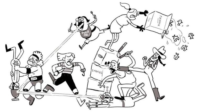 по одному персонажу каждый день, Том Гран, эпичная сцена драки, по одному персонажу в эпичную сцену драки