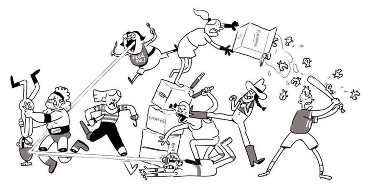 по одному персонажу каждый день, Том Гран, эпичная сцена драки, по одному персонажу в эпичную сцену драки