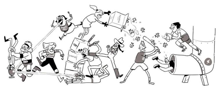 по одному персонажу каждый день, Том Гран, эпичная сцена драки, по одному персонажу в эпичную сцену драки