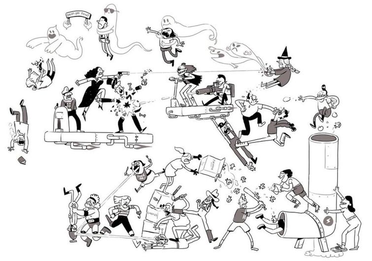 по одному персонажу каждый день, Том Гран, эпичная сцена драки, по одному персонажу в эпичную сцену драки