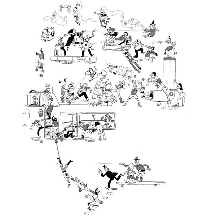 по одному персонажу каждый день, Том Гран, эпичная сцена драки, по одному персонажу в эпичную сцену драки