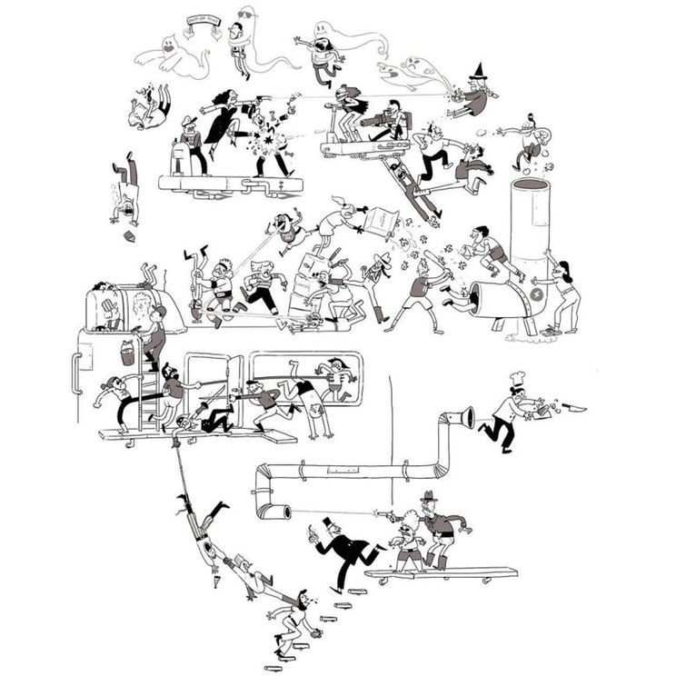 по одному персонажу каждый день, Том Гран, эпичная сцена драки, по одному персонажу в эпичную сцену драки