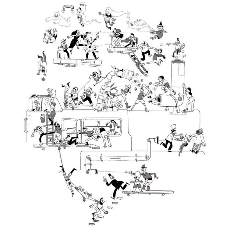 по одному персонажу каждый день, Том Гран, эпичная сцена драки, по одному персонажу в эпичную сцену драки