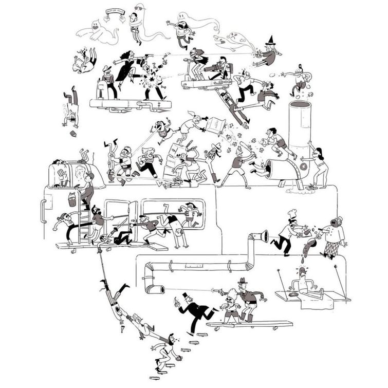по одному персонажу каждый день, Том Гран, эпичная сцена драки, по одному персонажу в эпичную сцену драки