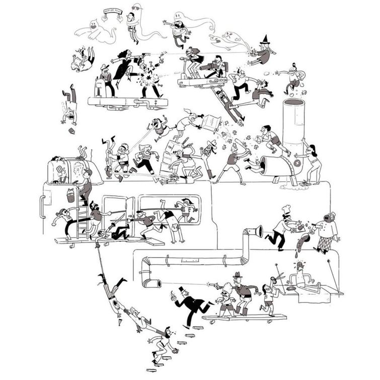 по одному персонажу каждый день, Том Гран, эпичная сцена драки, по одному персонажу в эпичную сцену драки