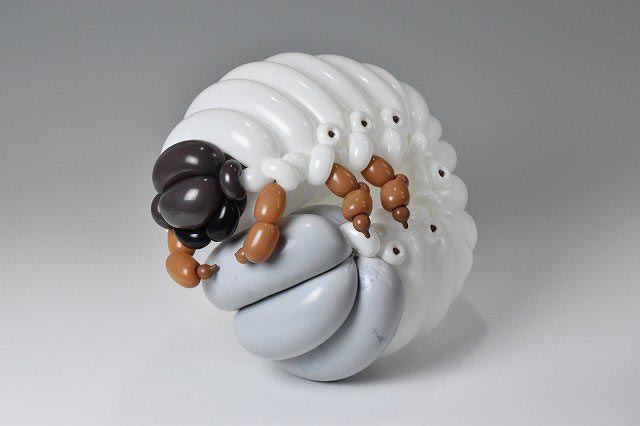 животные из шариков, реалистичные животные из шариков, детализированные животные из шариков, насекомые из шариков