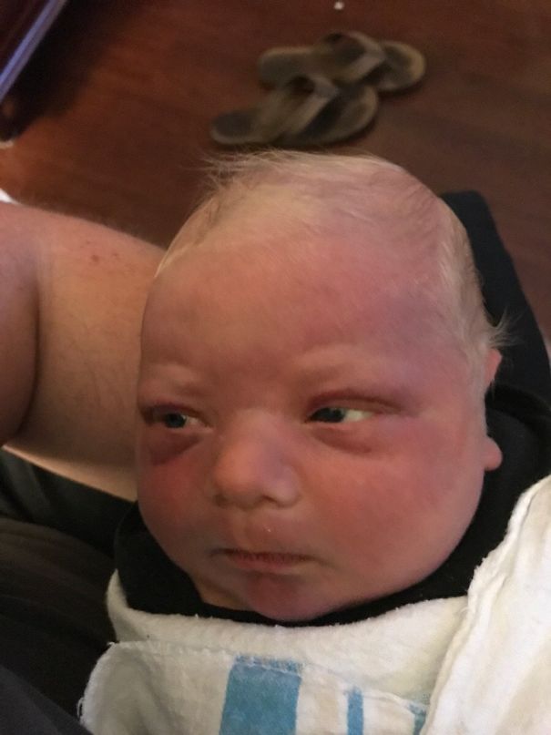 25 смешных фотографий младенцев, которые очень похожи на стариков младенцы которые очень похожи на стариков